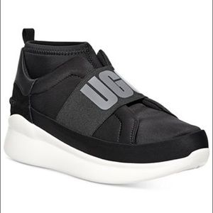 UGG Neutra Sock Sneaker Black and White NEW